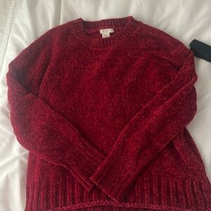 red sweater from tjmax